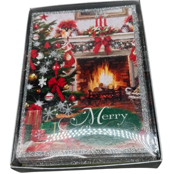 trim a home 16 count Christmas cards envelopes Kmart Merry Christmas READ NEW - Picture 1 of 7